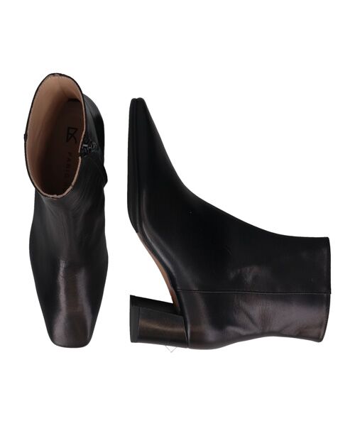 INTER-CHAUSSURES / インター ショシュール ブーツ（ショート丈） | 【FABIO RUSCONI】スクエアトウプレーンショートブーツ | 詳細8