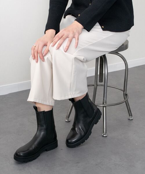 INTER-CHAUSSURES / インター ショシュール ブーツ（ショート丈） | 【FABIO RUSCONI】トラックソールサイドゴアブーツ | 詳細8