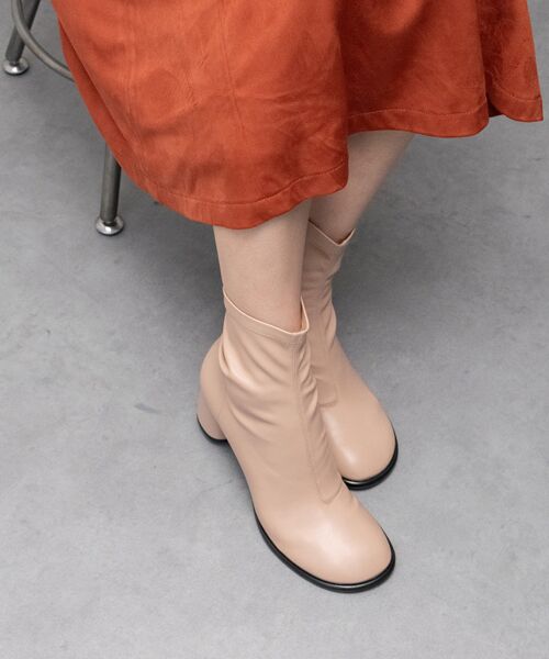 INTER-CHAUSSURES / インター ショシュール ブーツ（ショート丈） | 【FABIO RUSCONI】ラウンドトウストレッチショートブーツ | 詳細17