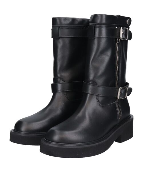 INTER-CHAUSSURES / インター ショシュール ブーツ（ショート丈） | 【FABIO RUSCONI】ラウンドトウEVAソールエンジニアブーツ | 詳細1