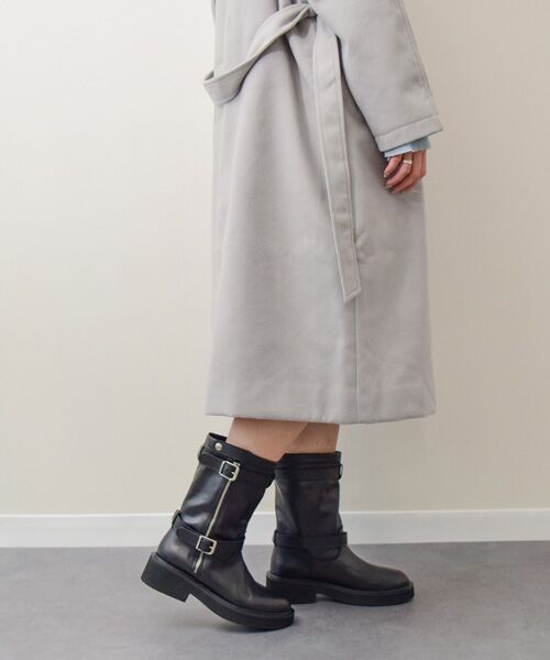 INTER-CHAUSSURES / インター ショシュール ブーツ（ショート丈） | 【FABIO RUSCONI】ラウンドトウEVAソールエンジニアブーツ | 詳細8