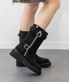 INTER-CHAUSSURES / インター ショシュール ブーツ（ショート丈） | 【FABIO RUSCONI】ラウンドトウEVAソールエンジニアブーツ