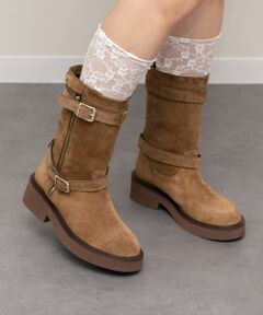 INTER-CHAUSSURES / インター ショシュール ブーツ（ショート丈） | 【FABIO RUSCONI】ラウンドトウEVAソールエンジニアブーツ