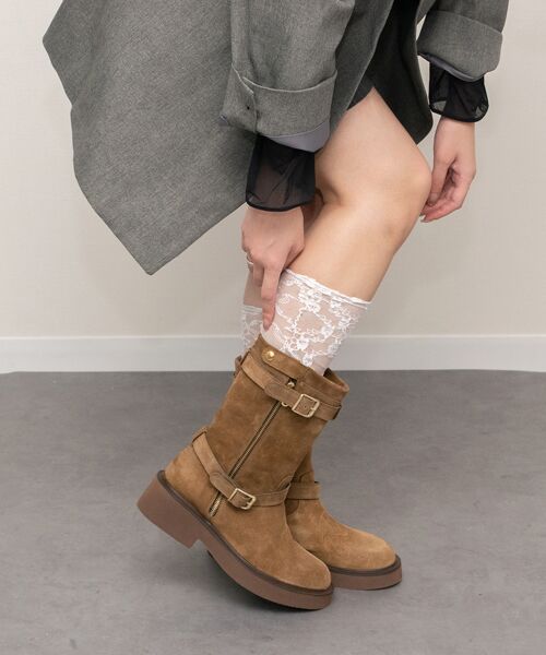 INTER-CHAUSSURES / インター ショシュール ブーツ（ショート丈） | 【FABIO RUSCONI】ラウンドトウEVAソールエンジニアブーツ | 詳細19