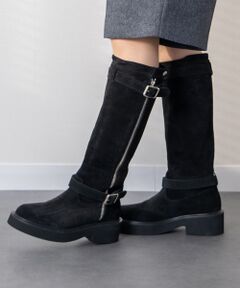 INTER-CHAUSSURES / インター ショシュール ブーツ（ロング丈） | 【FABIO RUSCONI】ラウンドトウエンジニアロングブーツ