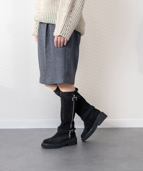 INTER-CHAUSSURES / インター ショシュール ブーツ（ロング丈） | 【FABIO RUSCONI】ラウンドトウエンジニアロングブーツ | 詳細13