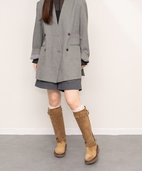 INTER-CHAUSSURES / インター ショシュール ブーツ（ロング丈） | 【FABIO RUSCONI】ラウンドトウエンジニアロングブーツ | 詳細22