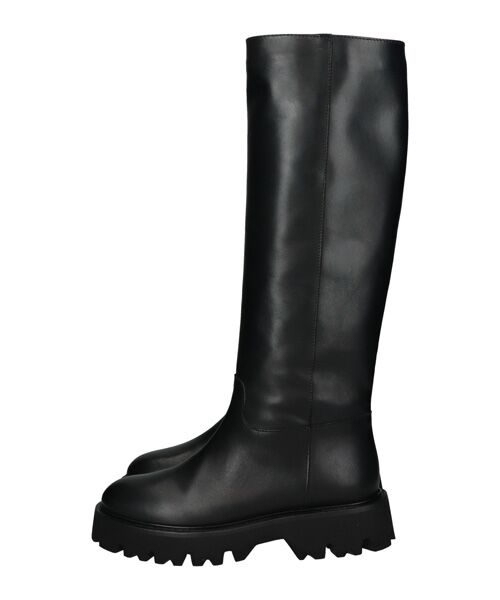 INTER-CHAUSSURES / インター ショシュール ブーツ（ロング丈） | 【FABIO RUSCONI】ラウンドトウトラックソールロングブーツ | 詳細2