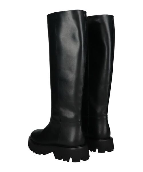 INTER-CHAUSSURES / インター ショシュール ブーツ（ロング丈） | 【FABIO RUSCONI】ラウンドトウトラックソールロングブーツ | 詳細3