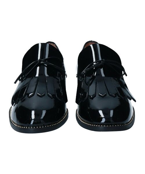 INTER-CHAUSSURES / インター ショシュール ビジネス・ドレスシューズ | 【INTER-CHAUSSURES】レースリボンエナメルキルトシューズ | 詳細1