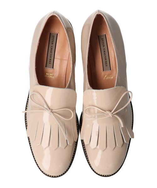 INTER-CHAUSSURES / インター ショシュール ビジネス・ドレスシューズ | 【INTER-CHAUSSURES】レースリボンエナメルキルトシューズ | 詳細14