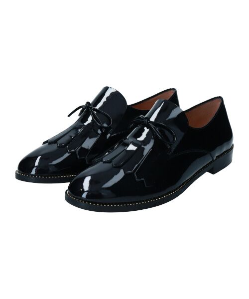 INTER-CHAUSSURES / インター ショシュール ビジネス・ドレスシューズ | 【INTER-CHAUSSURES】レースリボンエナメルキルトシューズ | 詳細18