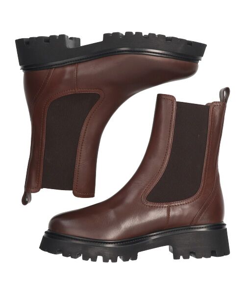 INTER-CHAUSSURES / インター ショシュール ブーツ（ショート丈） | 【INTER-CHAUSSURES】ラウンドトウベーシックサイドゴアブーツ | 詳細6