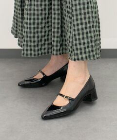 INTER-CHAUSSURES / インター ショシュール パンプス | 【INTER-CHAUSSURES】ポインテッドトウワンストラップパンプス