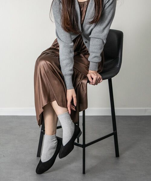 INTER-CHAUSSURES / インター ショシュール パンプス | 【INTER-CHAUSSURES】ラウンドトウセンターシームパンプス | 詳細8