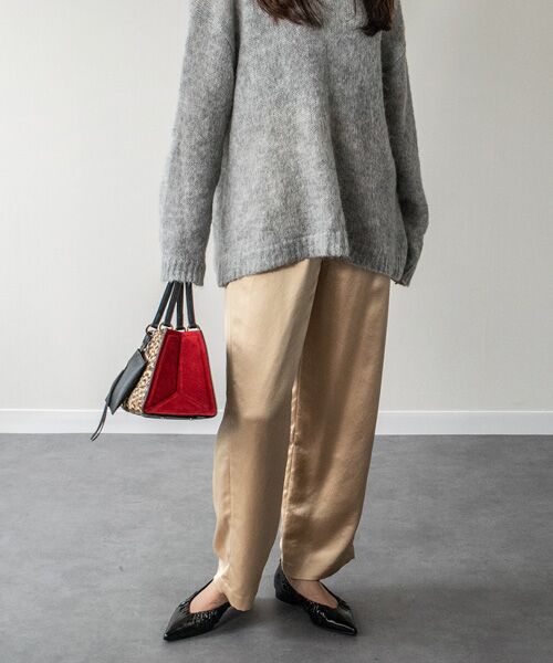 INTER-CHAUSSURES / インター ショシュール パンプス | 【INTER-CHAUSSURES】ポインテッドトウギャザーパンプス | 詳細9