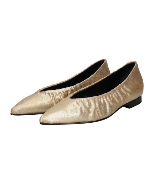 INTER-CHAUSSURES / インター ショシュール パンプス | 【INTER-CHAUSSURES】ポインテッドトウギャザーパンプス | 詳細19