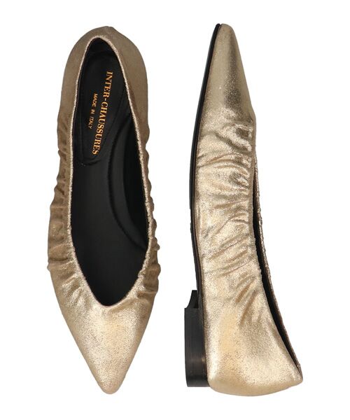 INTER-CHAUSSURES / インター ショシュール パンプス | 【INTER-CHAUSSURES】ポインテッドトウギャザーパンプス | 詳細24