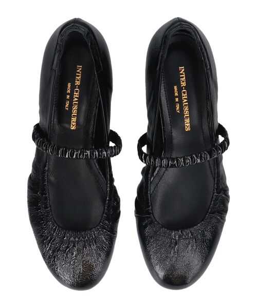 INTER-CHAUSSURES / インター ショシュール バレエシューズ | 【INTER-CHAUSSURES】ラウンドトウギャザーバレエシューズ | 詳細5