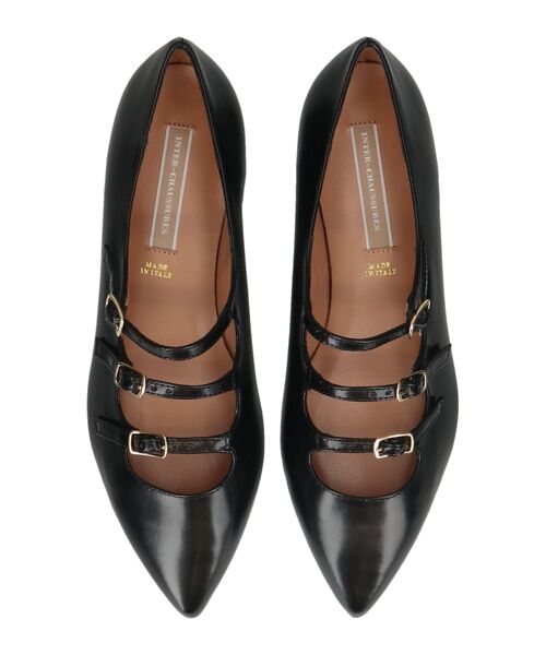 INTER-CHAUSSURES / インター ショシュール パンプス | 【INTER-CHAUSSURES】ベルテッドフラットパンプス | 詳細5