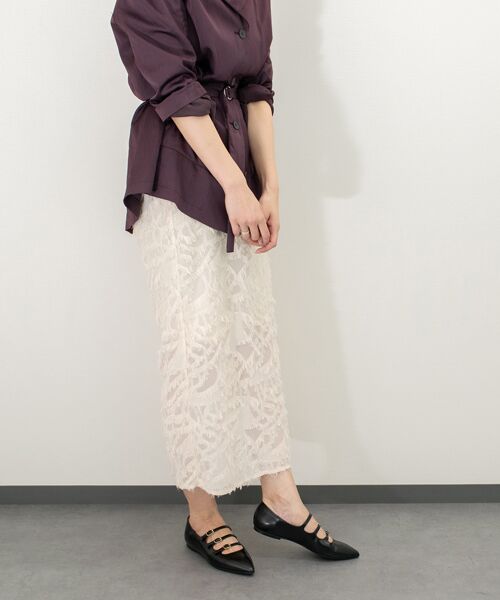 INTER-CHAUSSURES / インター ショシュール パンプス | 【INTER-CHAUSSURES】ベルテッドフラットパンプス | 詳細9