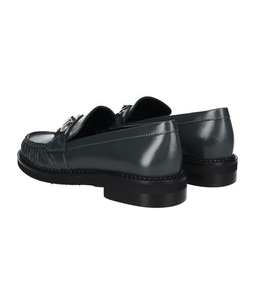 INTER-CHAUSSURES / インター ショシュール ビジネス・ドレスシューズ | 【INTER-CHAUSSURES】ラウンドトウメタルベルトローファー | 詳細12