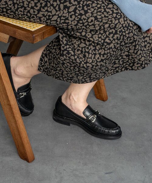 INTER-CHAUSSURES / インター ショシュール ビジネス・ドレスシューズ | 【INTER-CHAUSSURES】ラウンドトウベーシックローファー | 詳細8