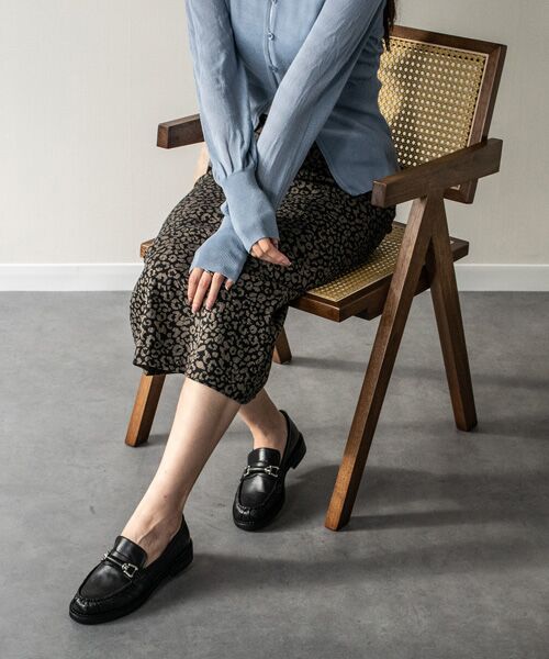 INTER-CHAUSSURES / インター ショシュール ビジネス・ドレスシューズ | 【INTER-CHAUSSURES】ラウンドトウベーシックローファー | 詳細9