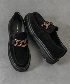 INTER-CHAUSSURES / インター ショシュール ビジネス・ドレスシューズ | 【INTER-CHAUSSURES】撥水厚底チェーンローファー