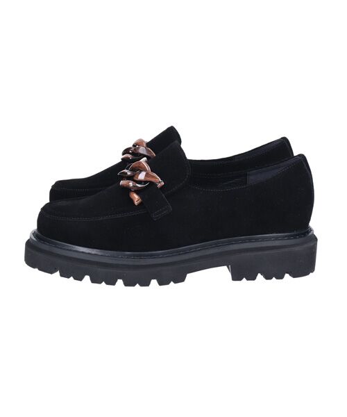 INTER-CHAUSSURES / インター ショシュール ビジネス・ドレスシューズ | 【INTER-CHAUSSURES】撥水厚底チェーンローファー | 詳細12