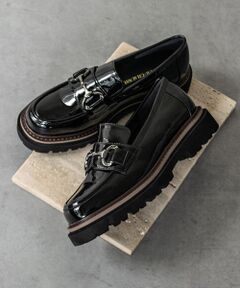 INTER-CHAUSSURES / インター ショシュール ビジネス・ドレスシューズ | 【INTER-CHAUSSURES】撥水厚底ビットローファー