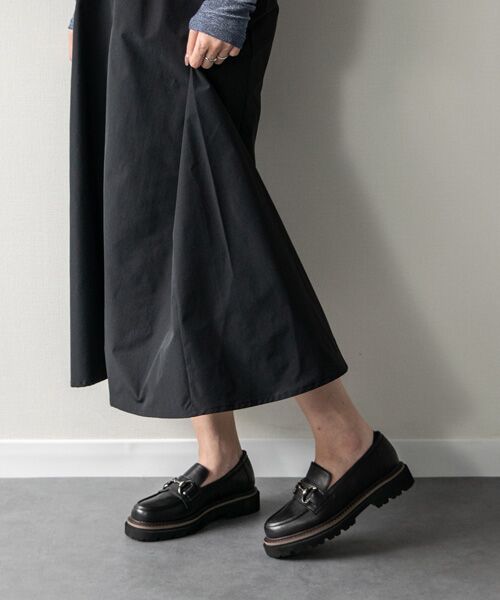 INTER-CHAUSSURES / インター ショシュール ビジネス・ドレスシューズ | 【INTER-CHAUSSURES】撥水厚底ビットローファー | 詳細9