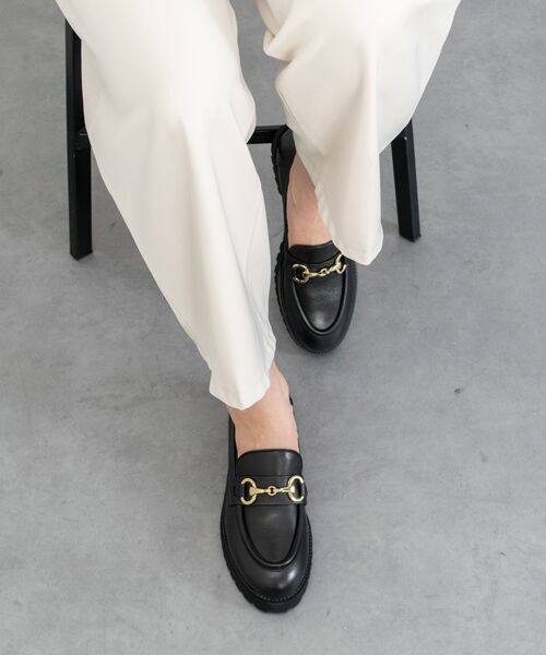 INTER-CHAUSSURES / インター ショシュール ビジネス・ドレスシューズ | 【INTER-CHAUSSURES】ラウンドトウビットローファー | 詳細8