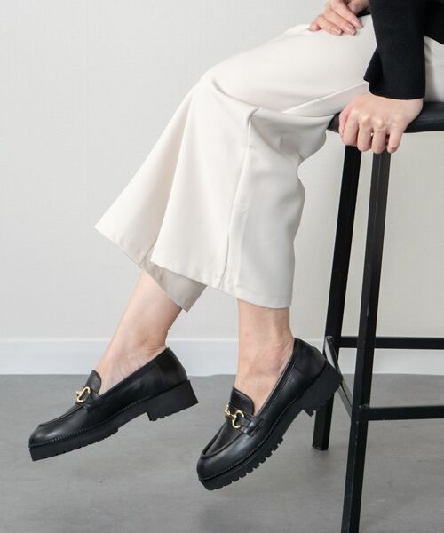 INTER-CHAUSSURES / インター ショシュール ビジネス・ドレスシューズ | 【INTER-CHAUSSURES】ラウンドトウビットローファー | 詳細9