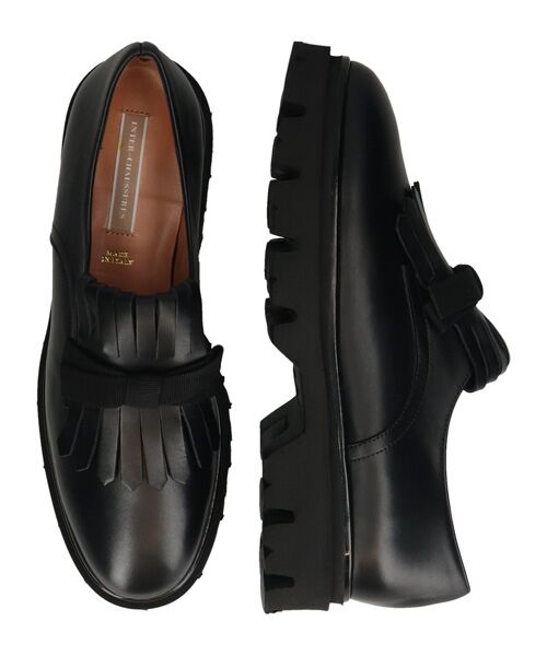 INTER-CHAUSSURES / インター ショシュール ビジネス・ドレスシューズ | 【INTER-CHAUSSURES】リボンキルトタンクソールシューズ | 詳細7