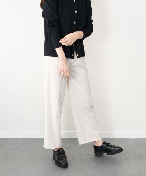 INTER-CHAUSSURES / インター ショシュール ビジネス・ドレスシューズ | 【INTER-CHAUSSURES】リボンキルトタンクソールシューズ | 詳細9