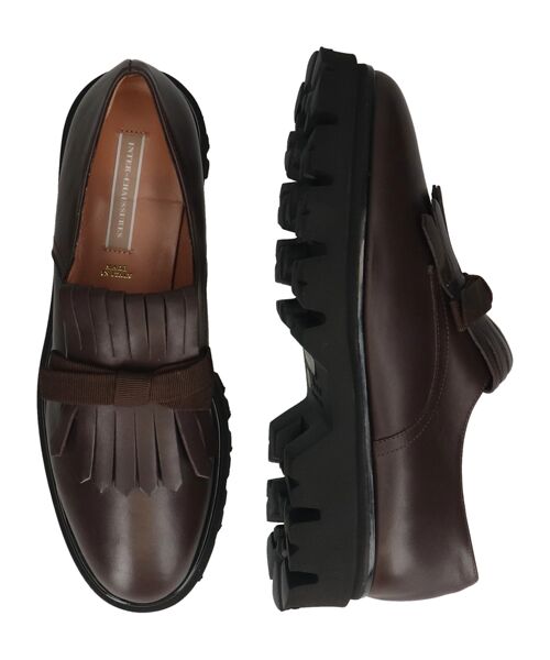 INTER-CHAUSSURES / インター ショシュール ビジネス・ドレスシューズ | 【INTER-CHAUSSURES】リボンキルトタンクソールシューズ | 詳細25