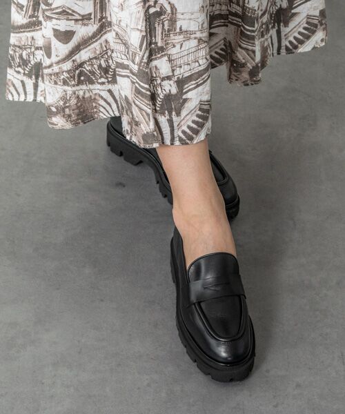 INTER-CHAUSSURES / インター ショシュール ビジネス・ドレスシューズ | 【INTER-CHAUSSURES】ライトタンクソールローファー | 詳細7