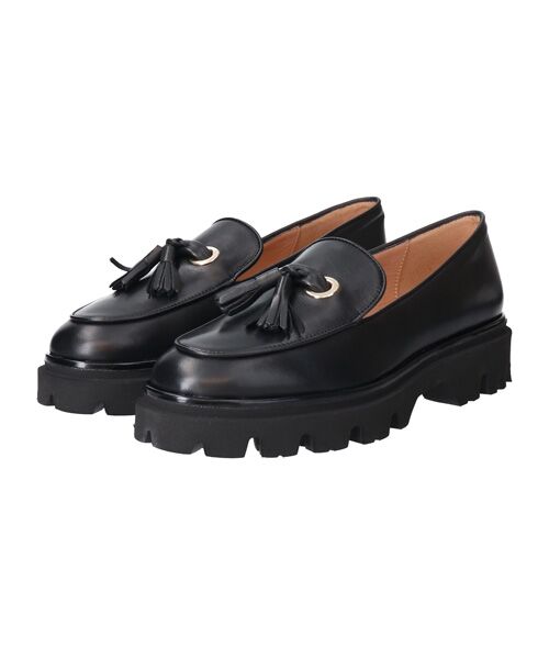 INTER-CHAUSSURES / インター ショシュール ビジネス・ドレスシューズ | 【INTER-CHAUSSURES】ライトタンクソールタッセルローファー | 詳細1