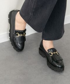 INTER-CHAUSSURES / インター ショシュール ビジネス・ドレスシューズ | 【INTER-CHAUSSURES】ラウンドトウキルトビットローファー