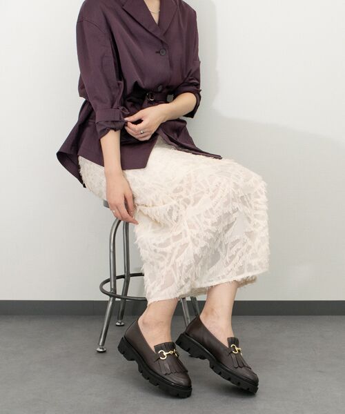 INTER-CHAUSSURES / インター ショシュール ビジネス・ドレスシューズ | 【INTER-CHAUSSURES】ラウンドトウキルトビットローファー | 詳細18