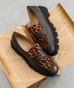 INTER-CHAUSSURES / インター ショシュール ビジネス・ドレスシューズ | 【INTER-CHAUSSURES】ラウンドトウタンクソールローファー