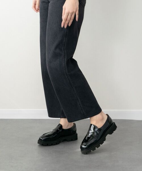 INTER-CHAUSSURES / インター ショシュール ビジネス・ドレスシューズ | 【INTER-CHAUSSURES】ラウンドトウタンクソールローファー | 詳細18