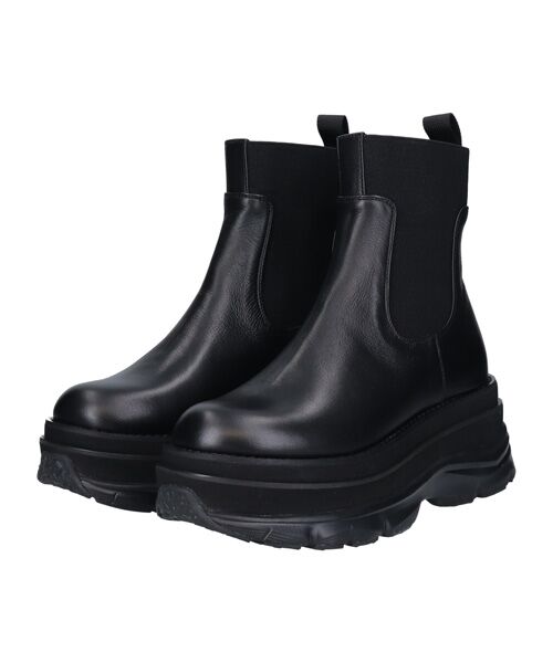 INTER-CHAUSSURES / インター ショシュール ブーツ（ショート丈） | 【INTER-CHAUSSURES】ボリュームソールサイドゴアブーツ | 詳細1