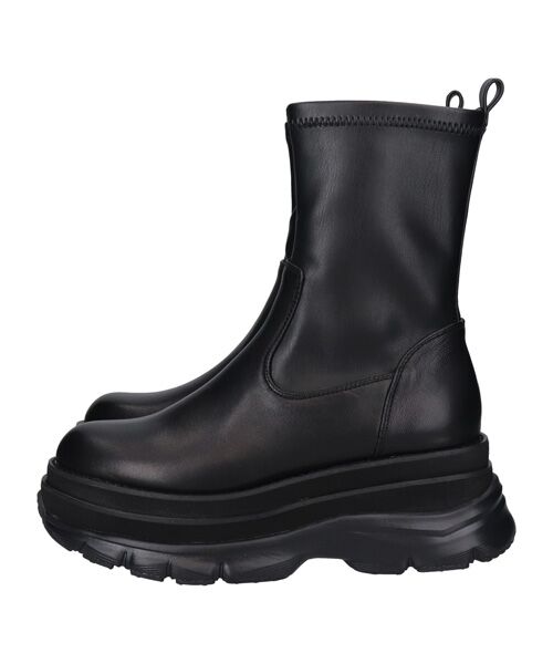 INTER-CHAUSSURES / インター ショシュール ブーツ（ショート丈） | 【INTER-CHAUSSURES】ボリュームソールストレッチブーツ | 詳細2