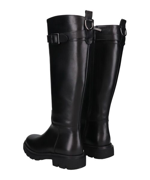 INTER-CHAUSSURES / インター ショシュール ブーツ（ロング丈） | 【INTER-CHAUSSURES】ラウンドトウトラックソールロングブーツ | 詳細3