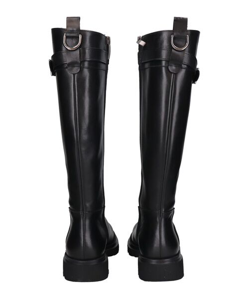 INTER-CHAUSSURES / インター ショシュール ブーツ（ロング丈） | 【INTER-CHAUSSURES】ラウンドトウトラックソールロングブーツ | 詳細4