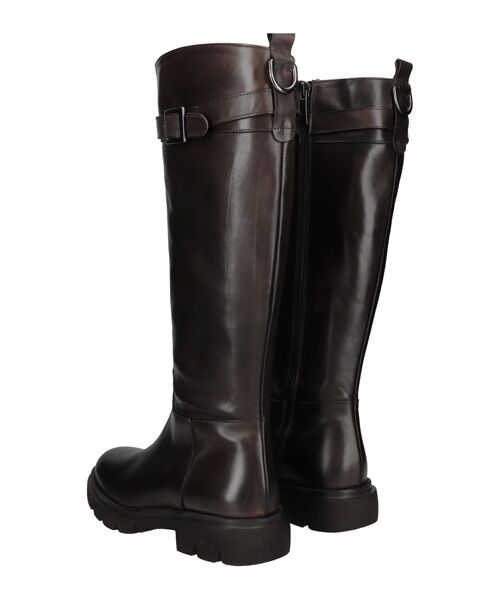 INTER-CHAUSSURES / インター ショシュール ブーツ（ロング丈） | 【INTER-CHAUSSURES】ラウンドトウトラックソールロングブーツ | 詳細9