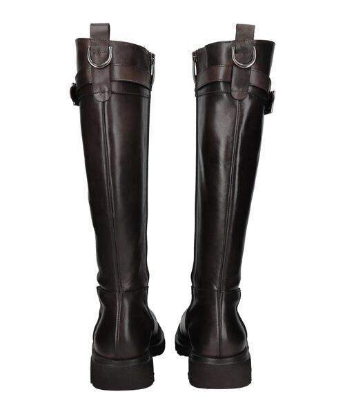 INTER-CHAUSSURES / インター ショシュール ブーツ（ロング丈） | 【INTER-CHAUSSURES】ラウンドトウトラックソールロングブーツ | 詳細10