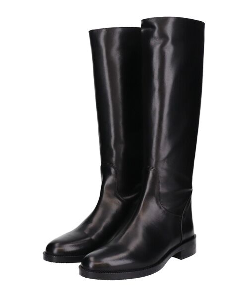 INTER-CHAUSSURES / インター ショシュール ブーツ（ロング丈） | 【INTER-CHAUSSURES】ラウンドトウバックジップジョッキーブーツ | 詳細1